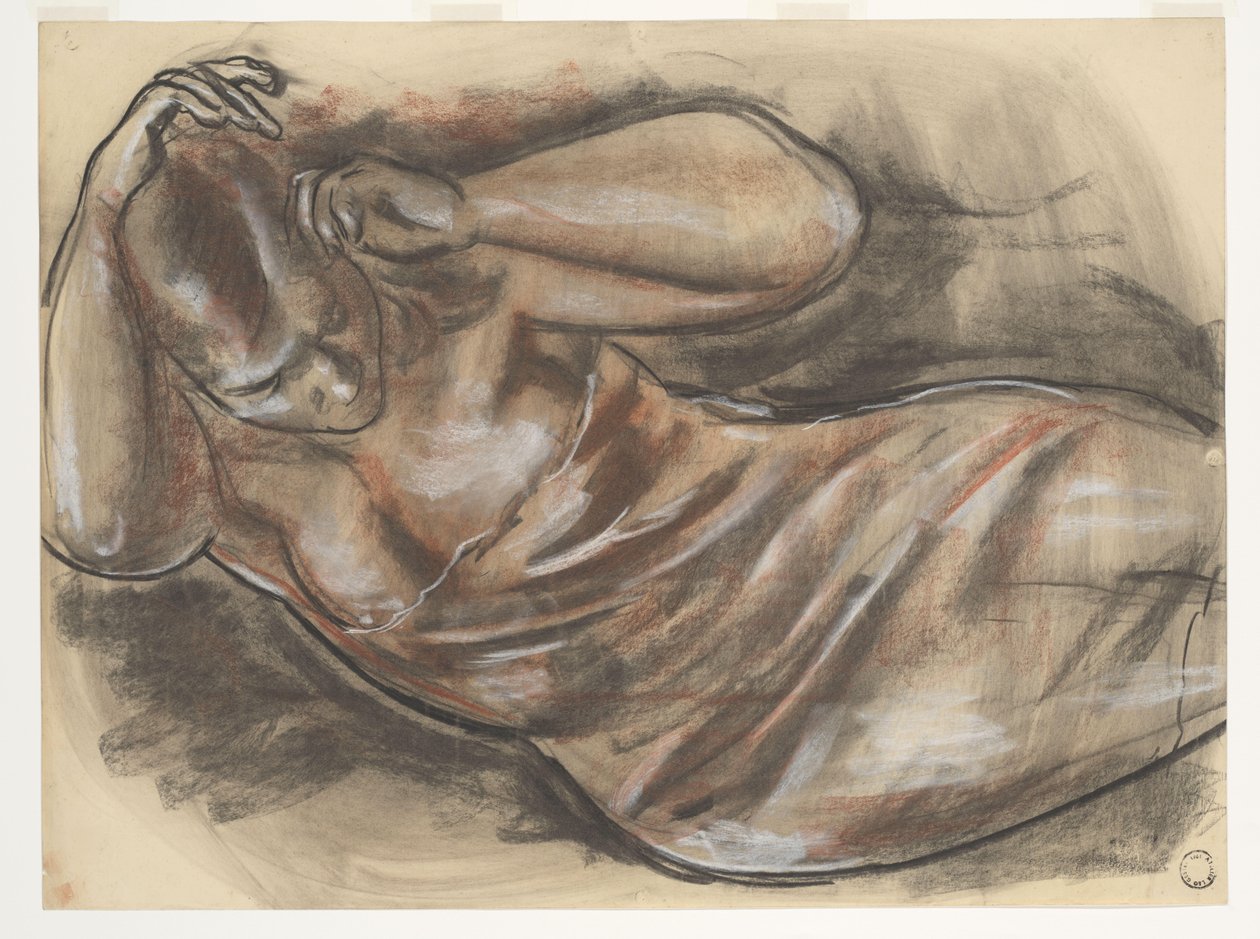 Reclining Nude by Leo Gestel (signed by artist)