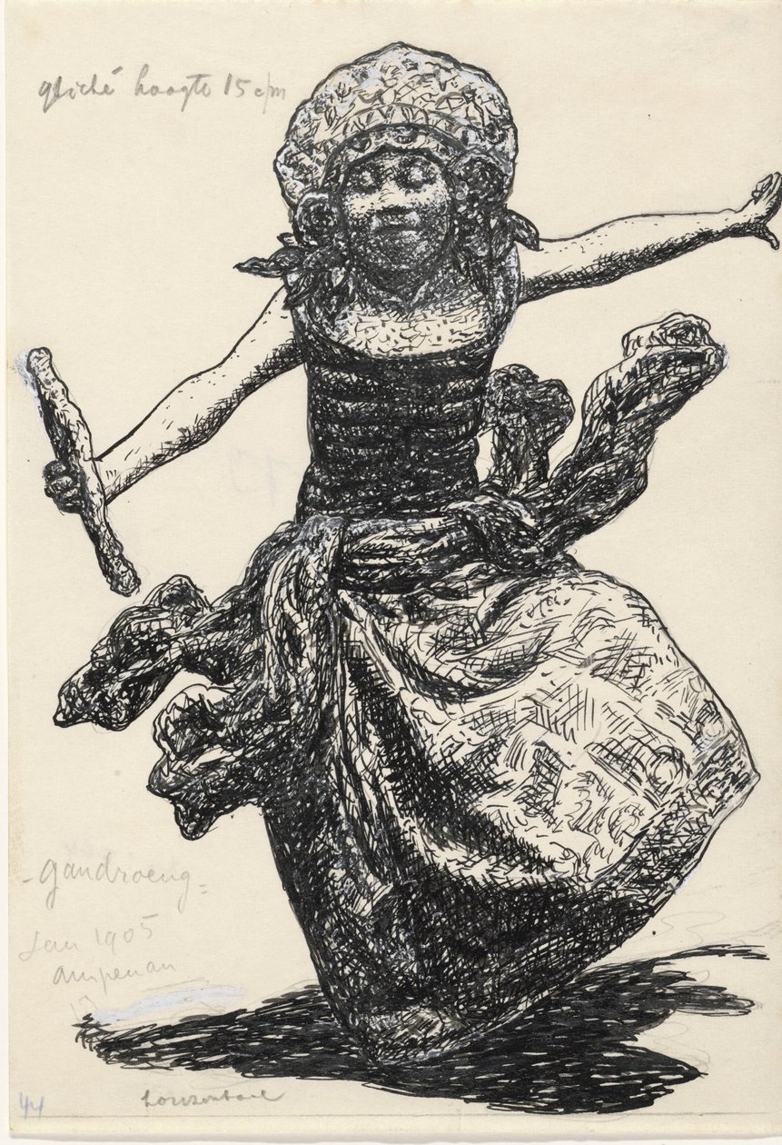 Gandrung Dancer in Ampenan by Leo Gestel