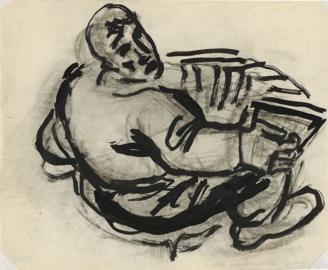 Man with Accordion by Leo Gestel