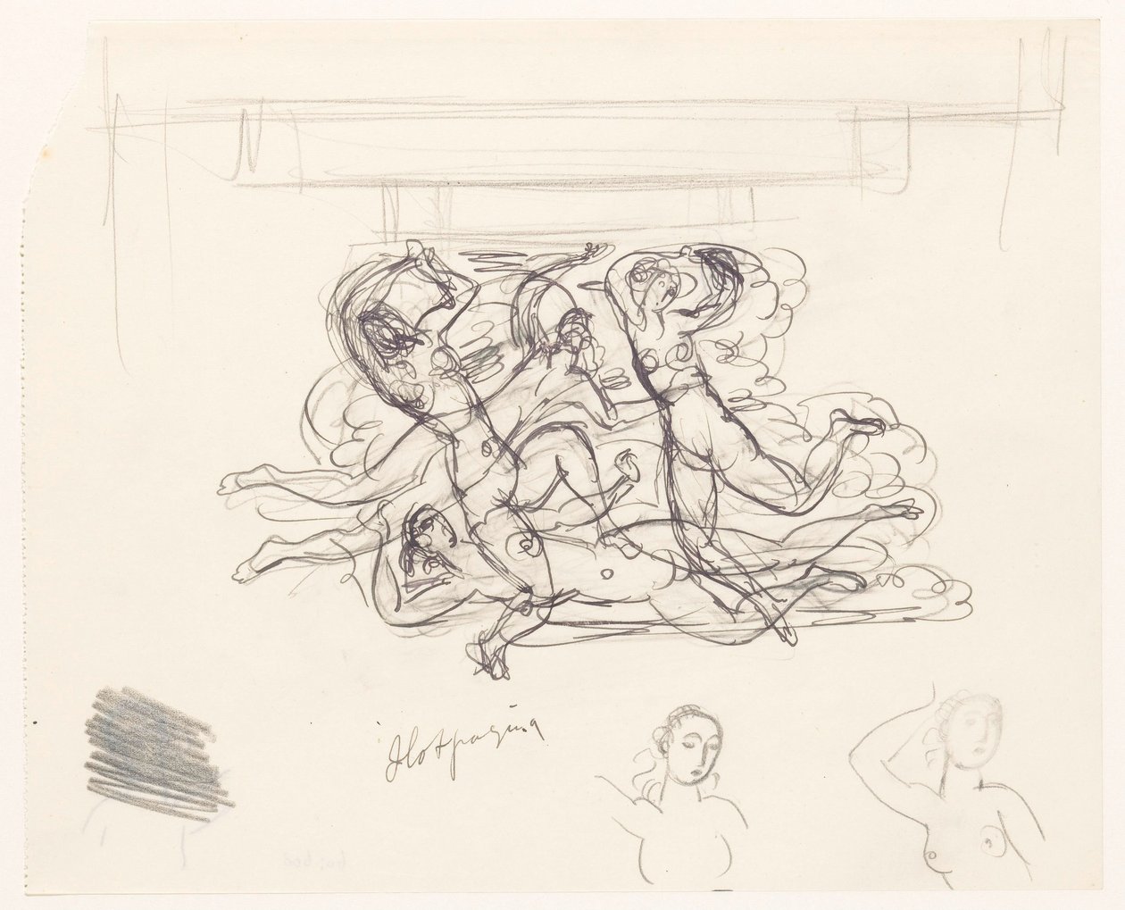 Naked Women, Swimming by Leo Gestel