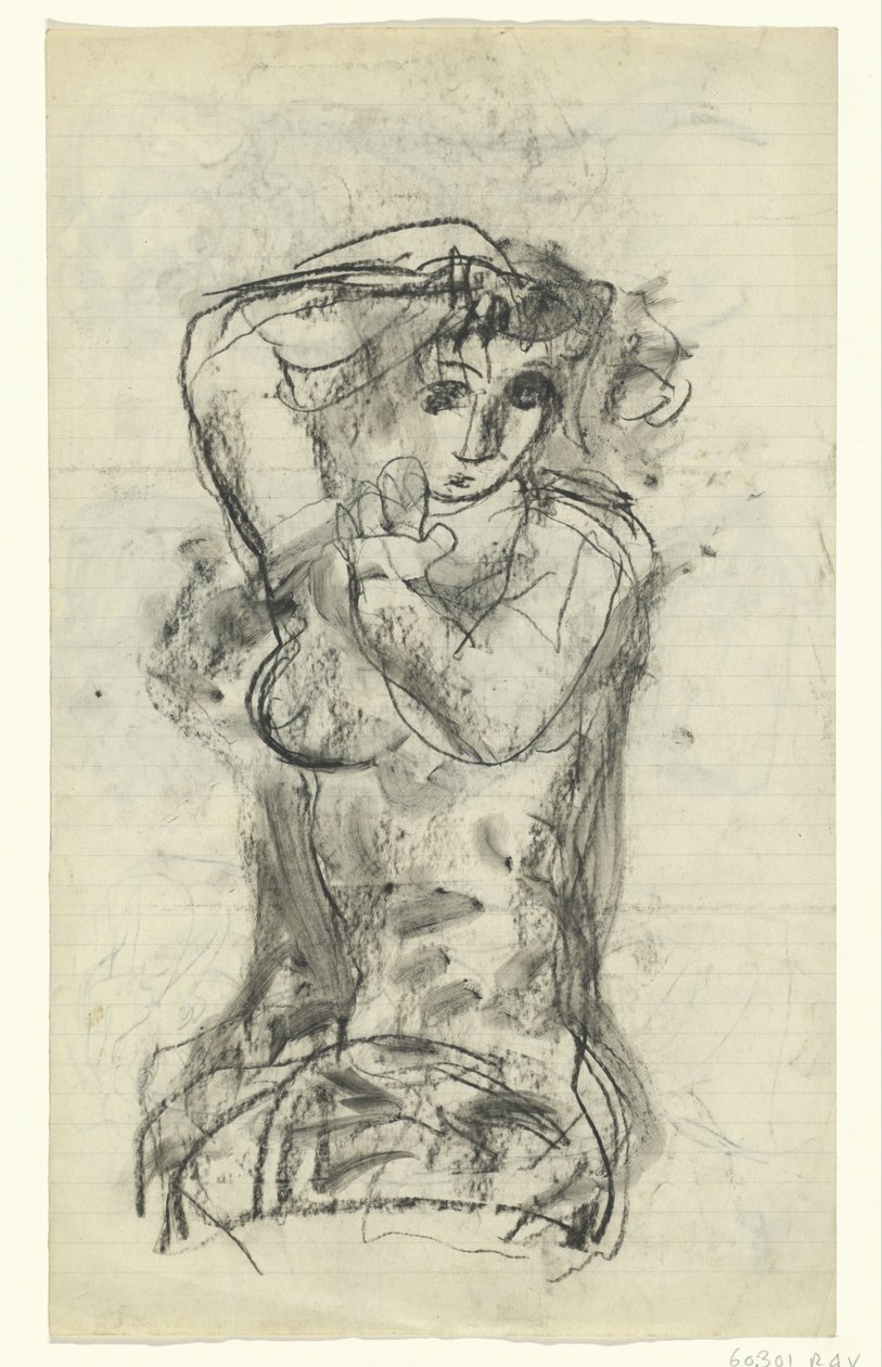 Naked Sitting Woman by Leo Gestel