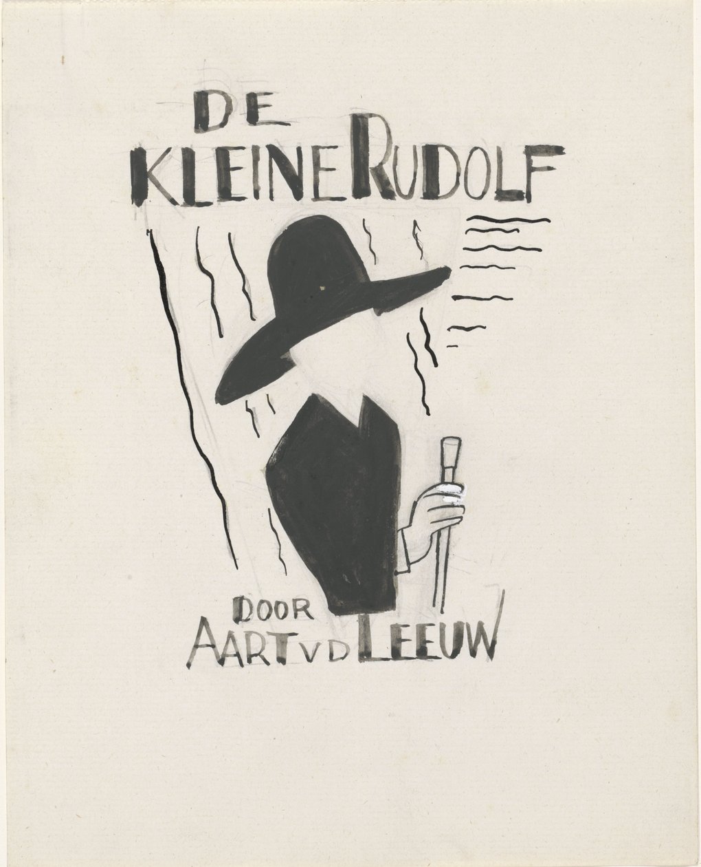 Design for a Book Cover for: Aart van der Leeuw, The Little Rudolf, 1930 by Leo Gestel