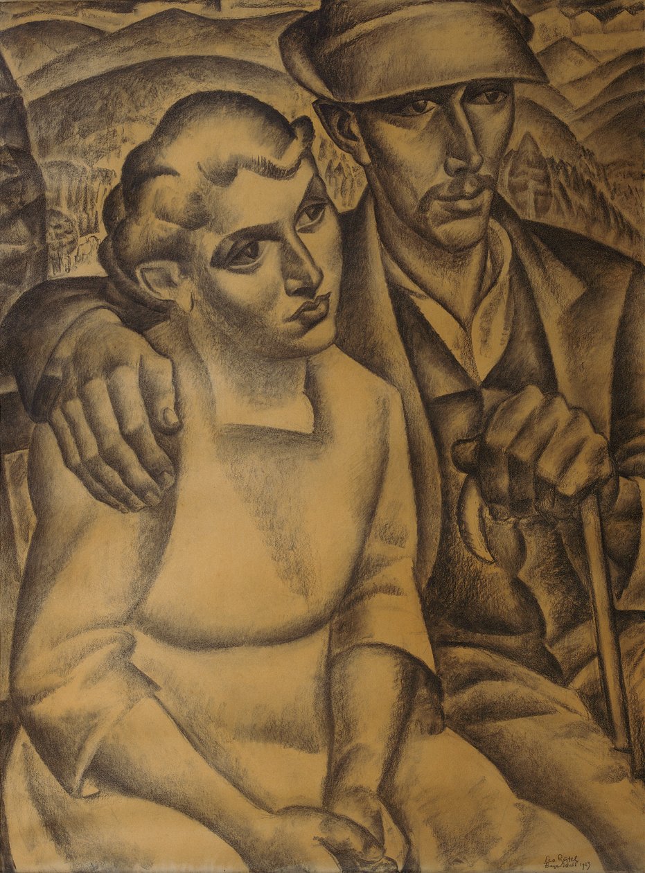 The Betrothed in the Forest of Bavaria by Leo Gestel