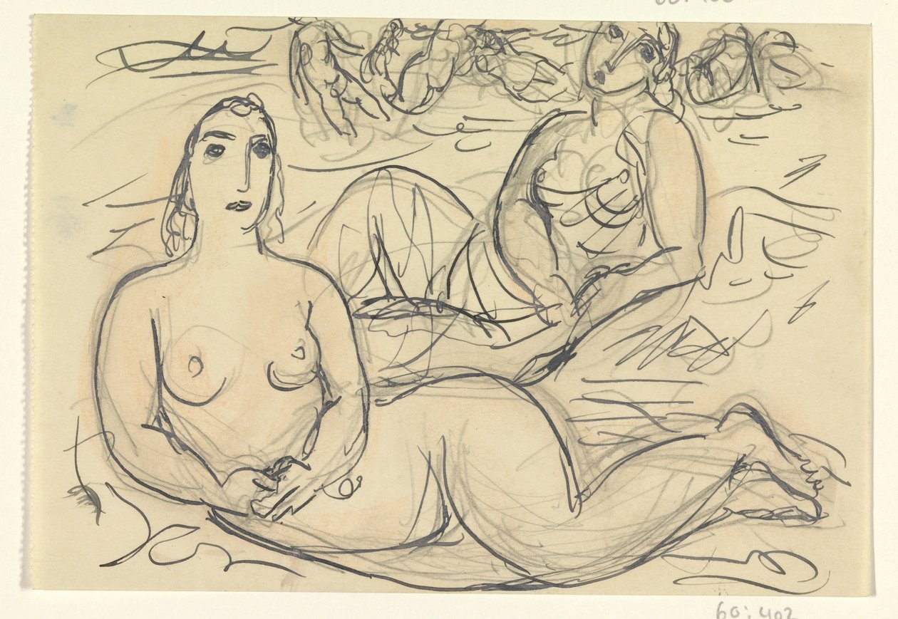 Two Naked Women in the Water by Leo Gestel