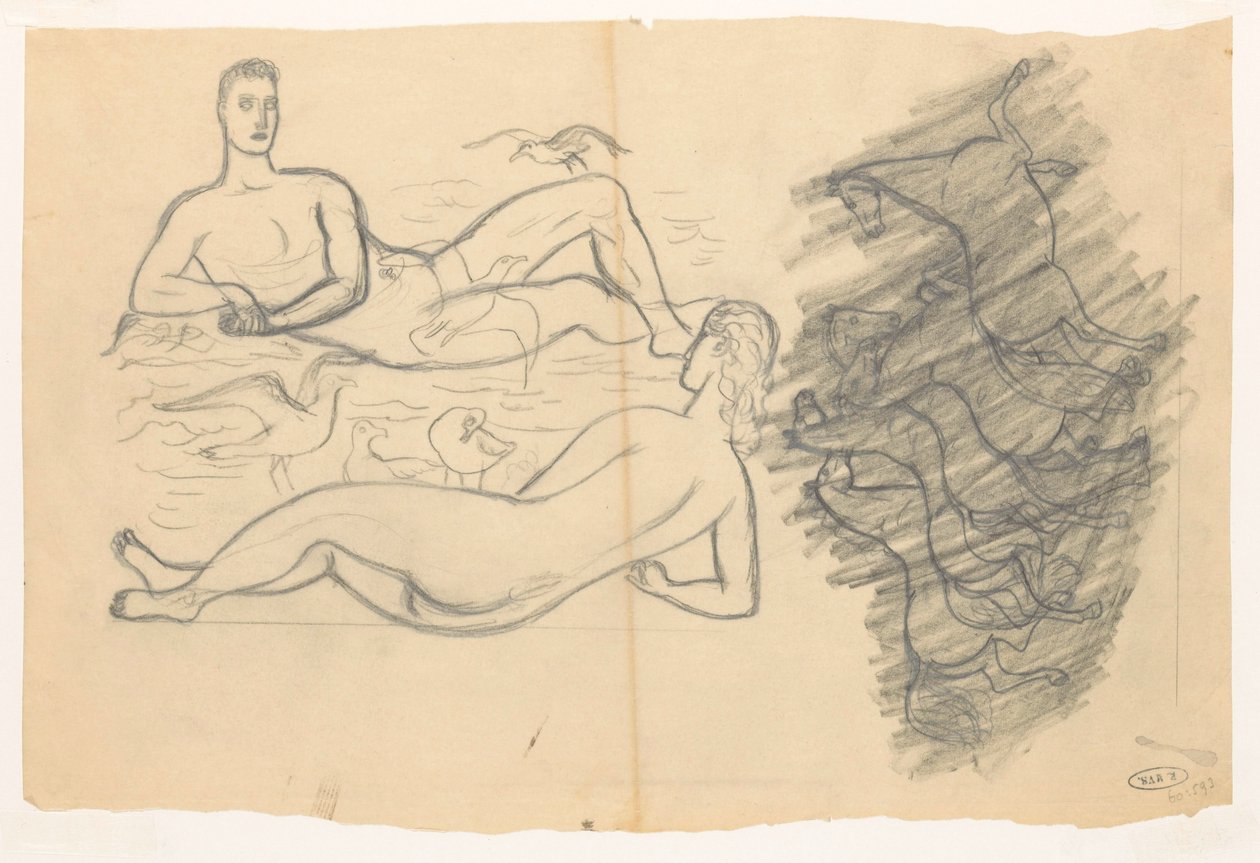 Five Horses by Leo Gestel