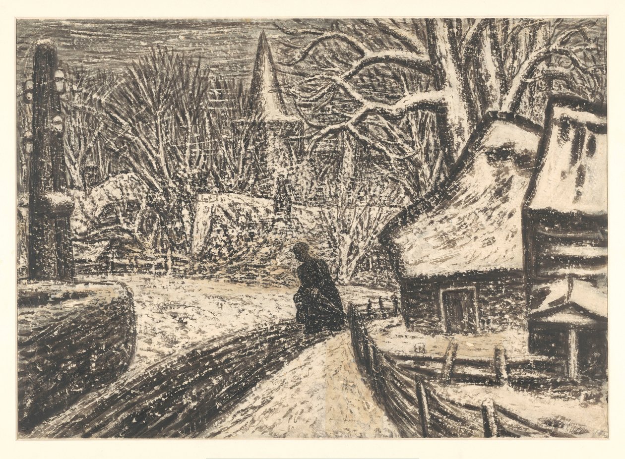 Winter in Blaricum by Leo Gestel