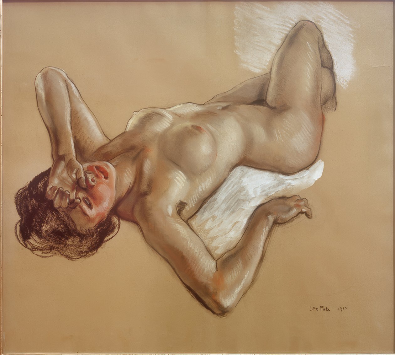 Reclining Nude (Alissa) by Leo Putz