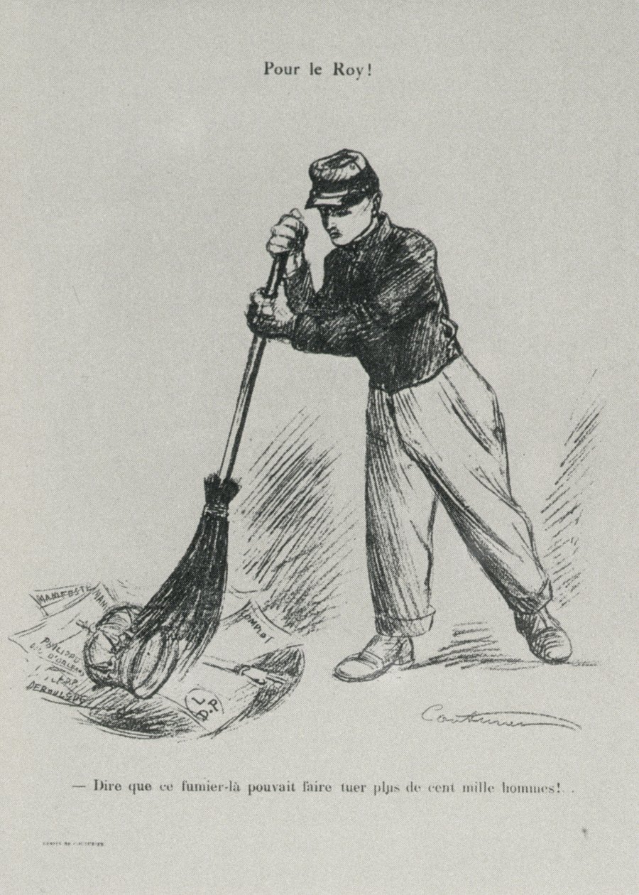 For the King! by Leon Antoine Lucien Couturier