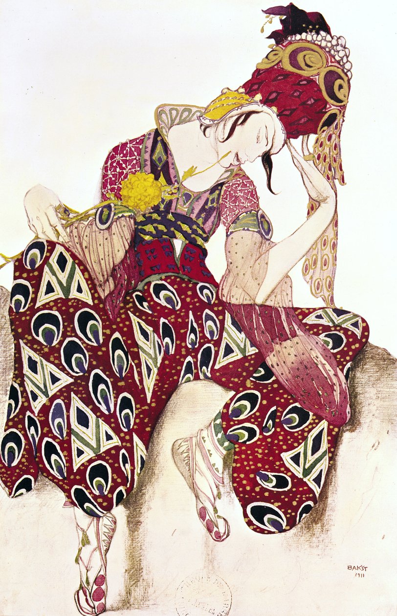 Costume Design for Nijinsky in the Ballet 