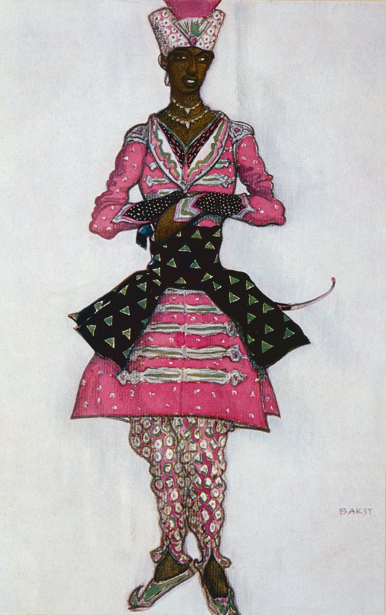 Costume Design for The Indian Bridegroom, from Sleeping Beauty, 1921 by Leon Bakst