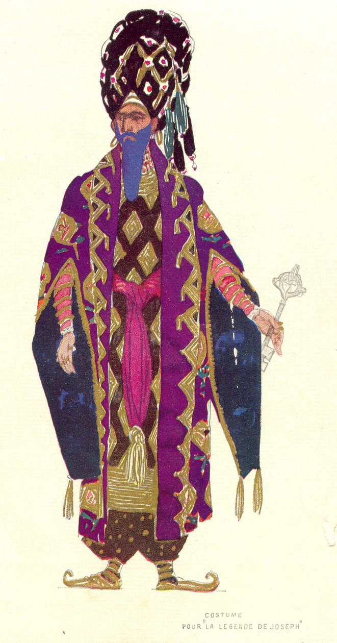 Costume design for a character in 