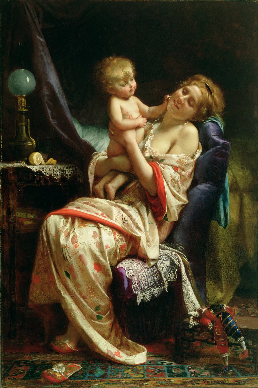 Maternity, 1873 by Leon Bazile Perrault