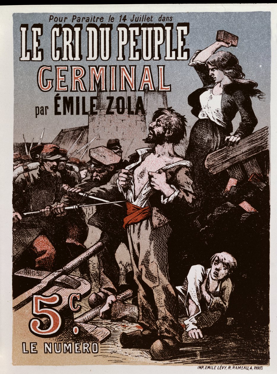 Poster advertising the publication of 