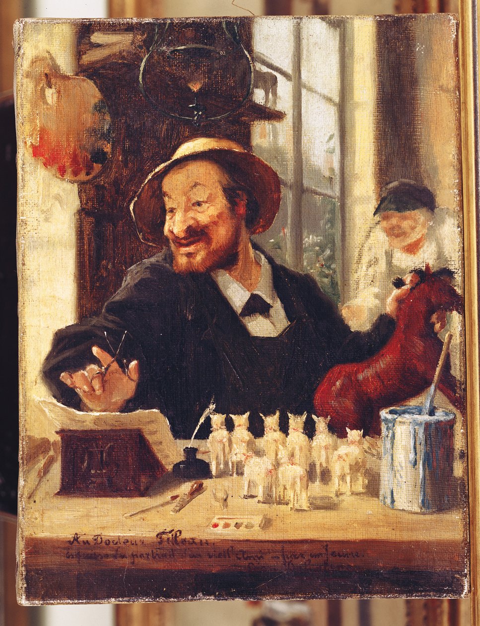Portrait of Shaunard, or Shanne by Leon Dehaisne