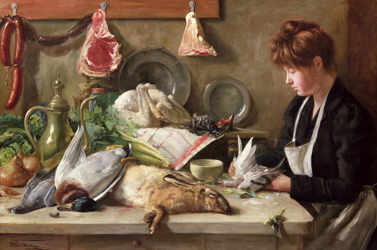 Plucking the Pigeon by Leon Reding