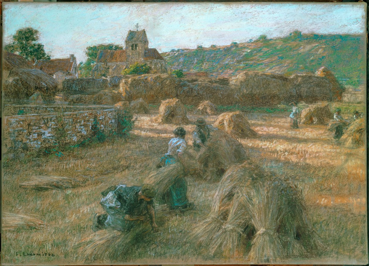 Binding Sheafs by Leon Augustin Lhermitte