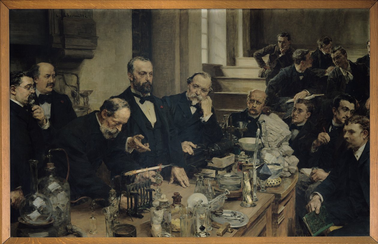 Henri Sainte-Claire Deville Lecturing by Leon Augustin Lhermitte