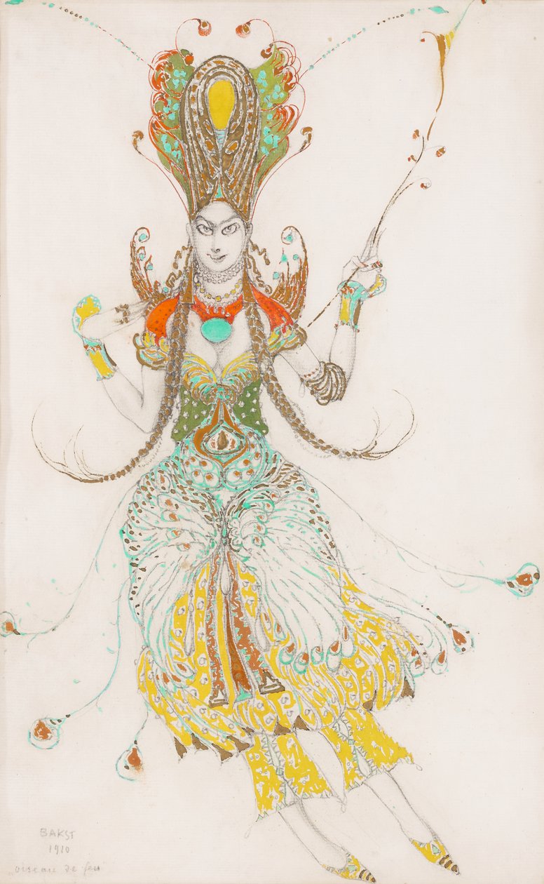 Costume design for Tamara Karsavina as 