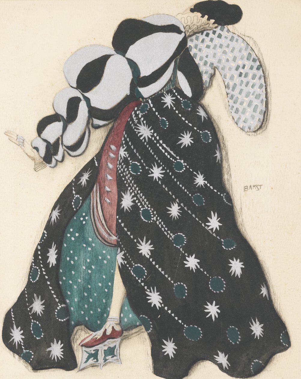 Costume Design for the Ballet La Légende de Joseph by R. Strauss by Leon Bakst