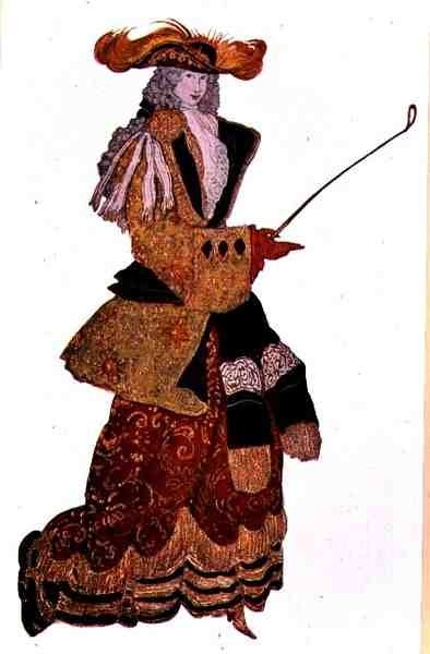 Countess in riding habit, from the 