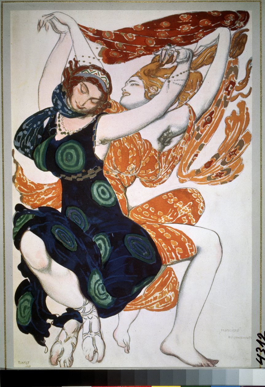 Two Beotiennes, Costume for the Ballet 