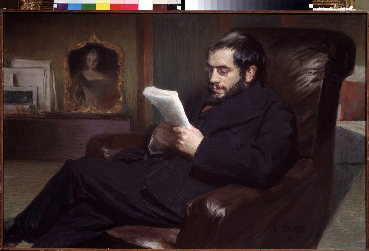 Portrait of the Artist Alexander Benois by Leon Bakst