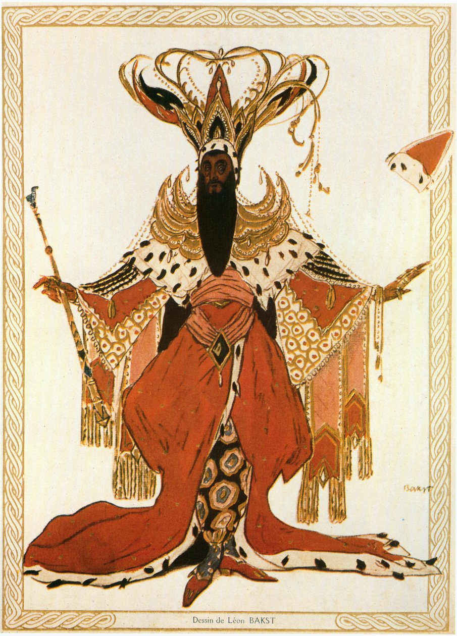 Potiphar, costume sketch for Richard Strauss