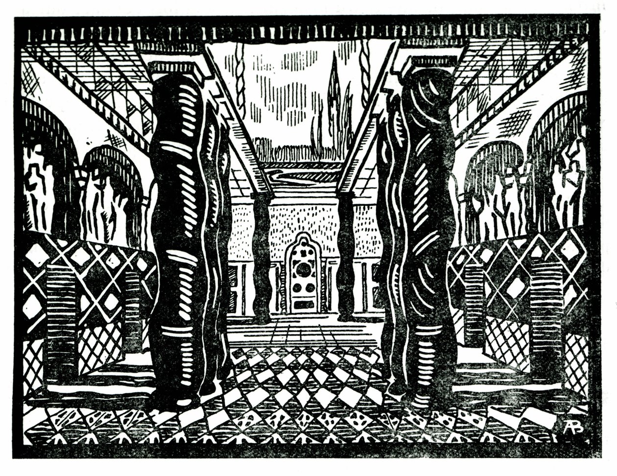Scenography for the third act of 