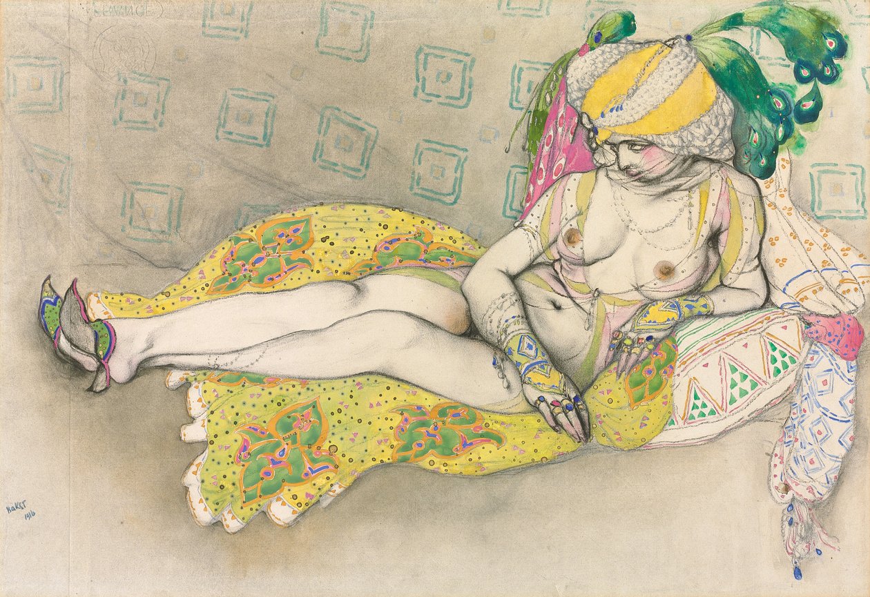 The Yellow Sultana, 1916 by Leon Bakst