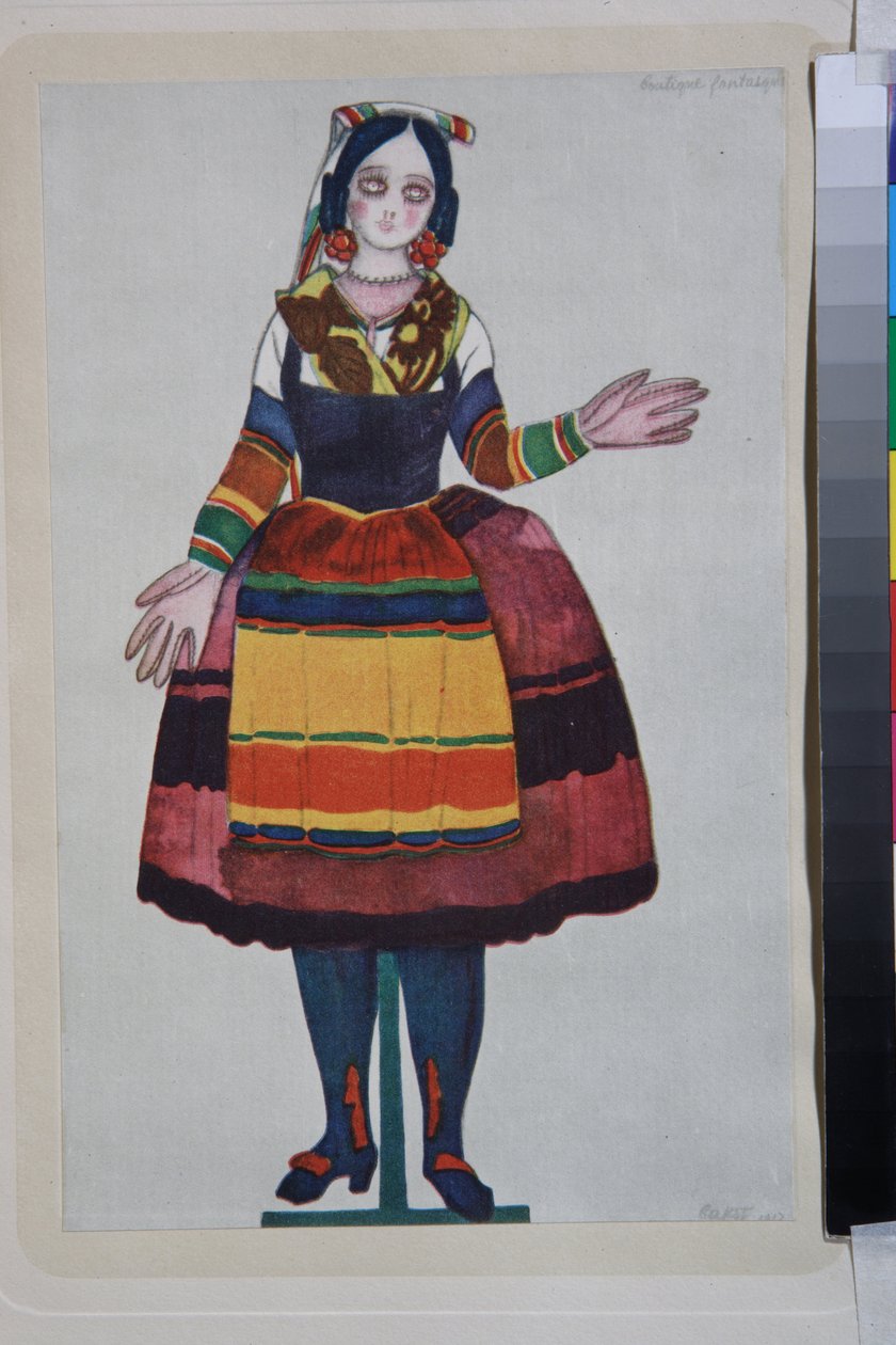 The Italian Doll, Costume for the Ballet 