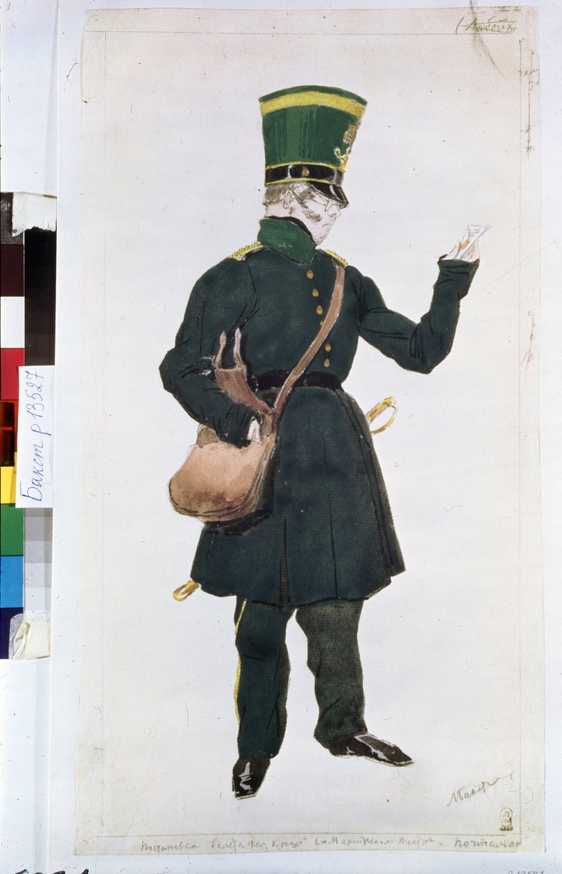 The Postman Costume for the Ballet 