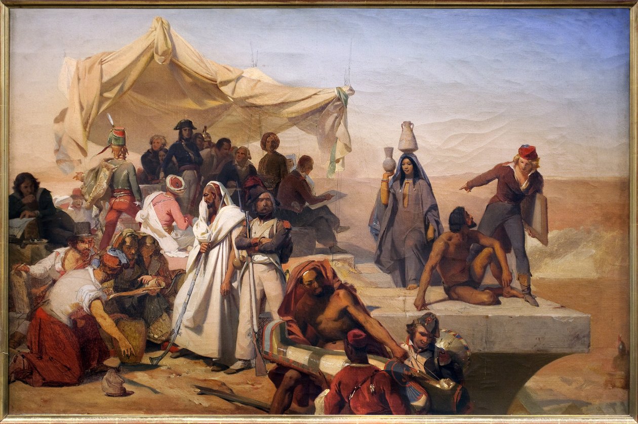The expedition of Egypt under the orders of Bonaparte (Napoleon) by Léon Cogniet