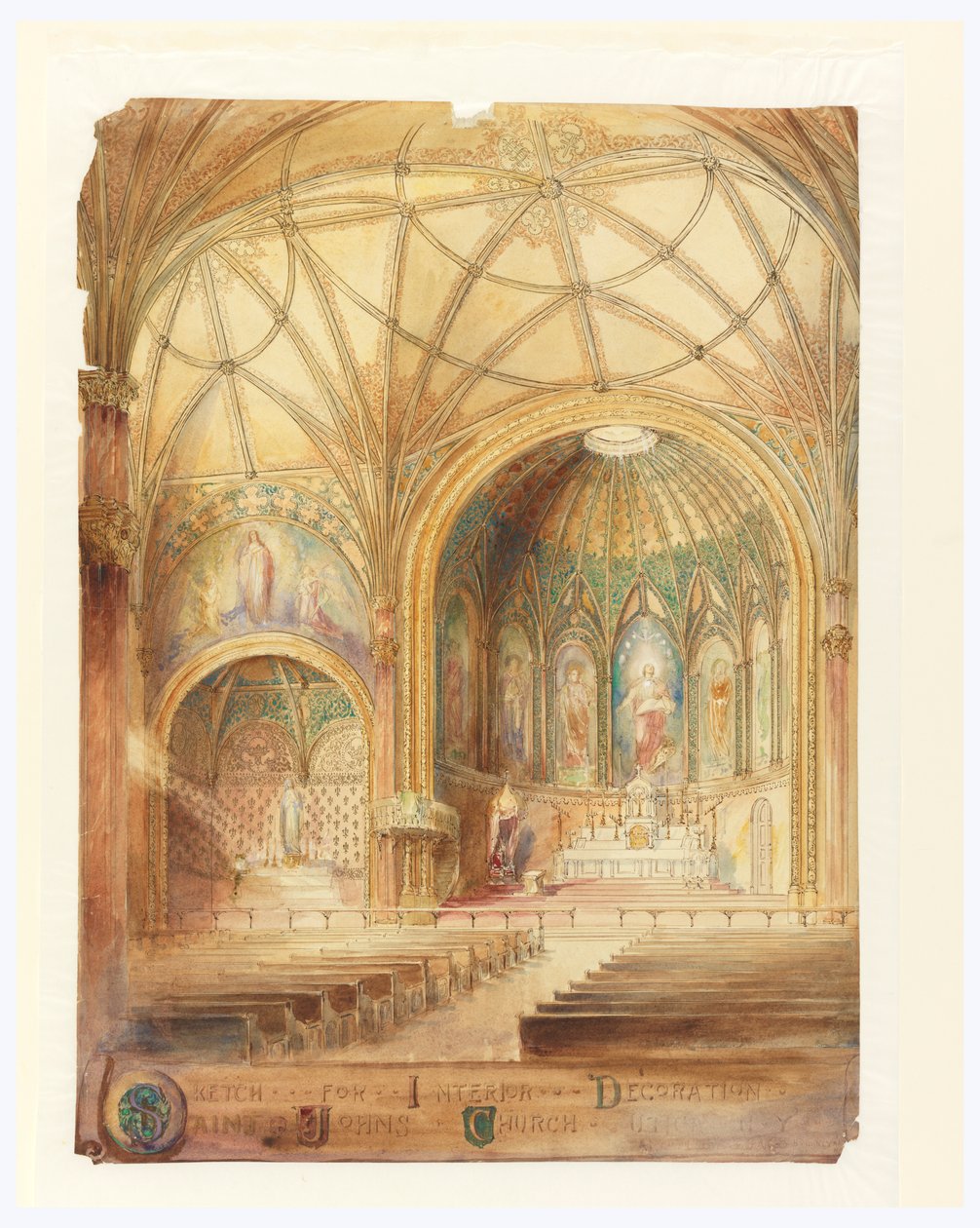 Rendering of Interior, St. John
