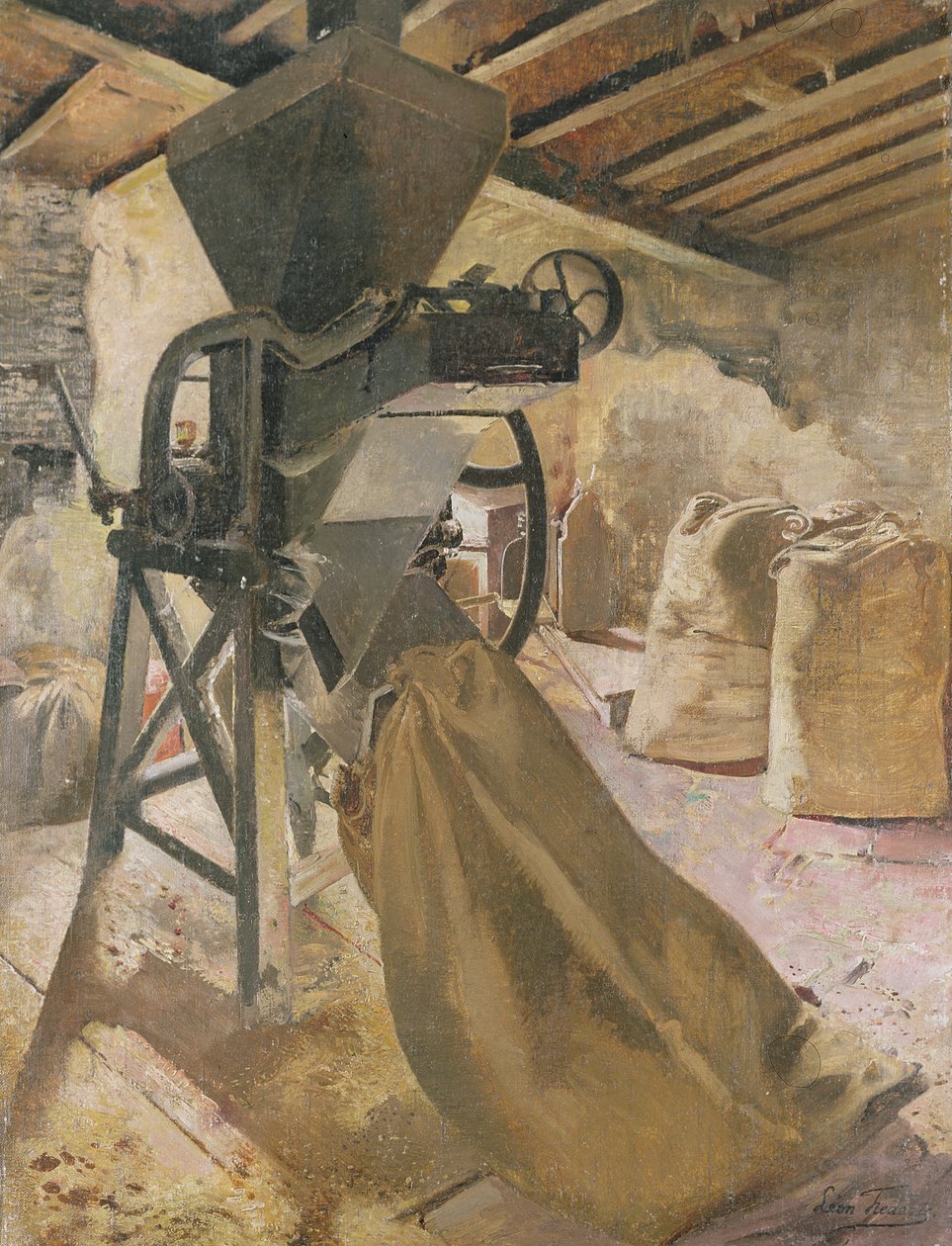 The Old Brewery, 1895 by Leon Henri Marie Frederic