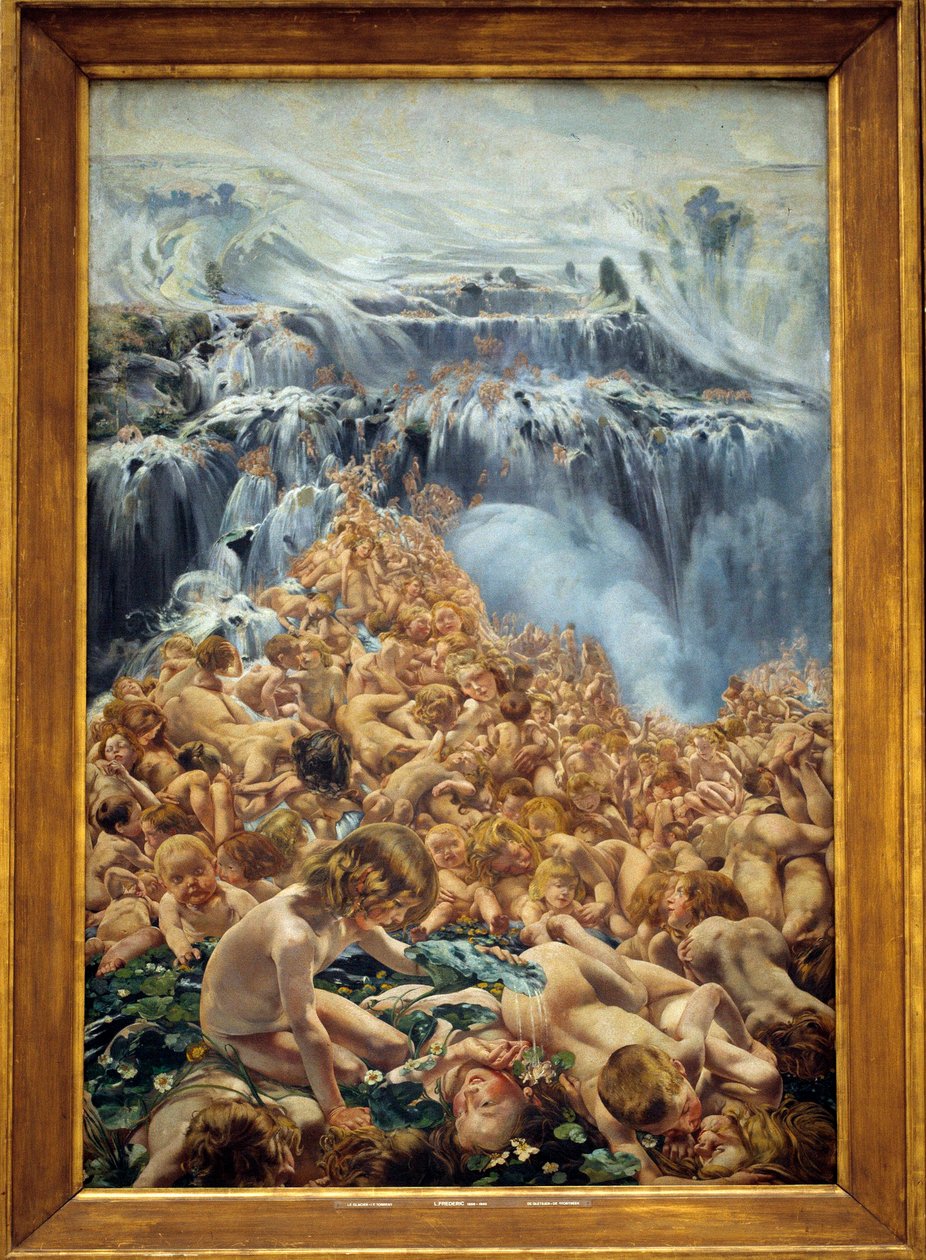 The Glacier, the Torrent (detail) by Leon Henri Marie Frederic