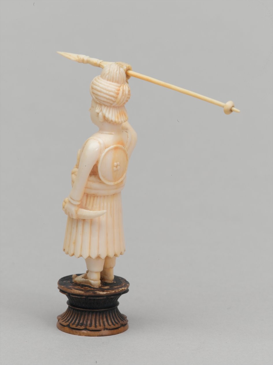 Black pawn, chess piece, India, c.1820 by Leon Hornecker