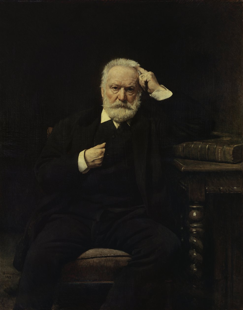 Portrait of Victor Hugo, 1879 by Leon Joseph Florentin Bonnat