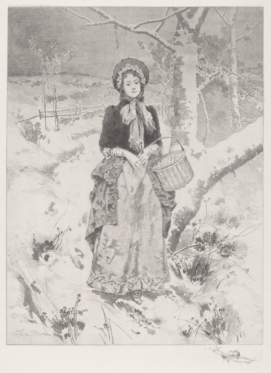 Girl in Peasant Costume by Leon Moran