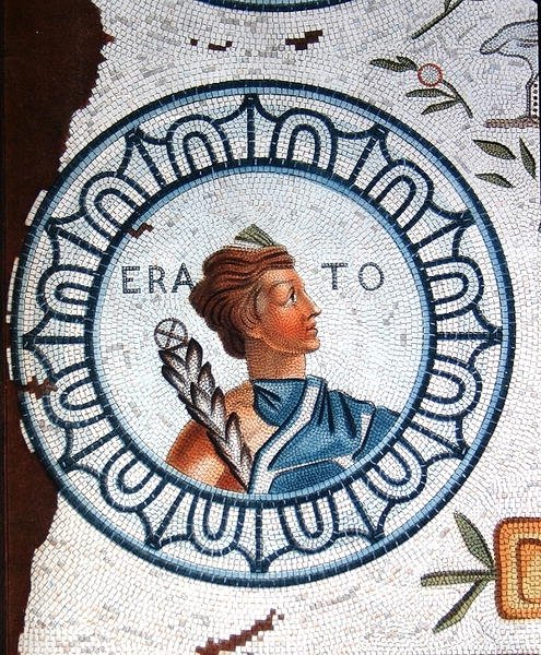 Erato, Muse of Poetry and Lyric Poetry by Leon de (after) Laborde