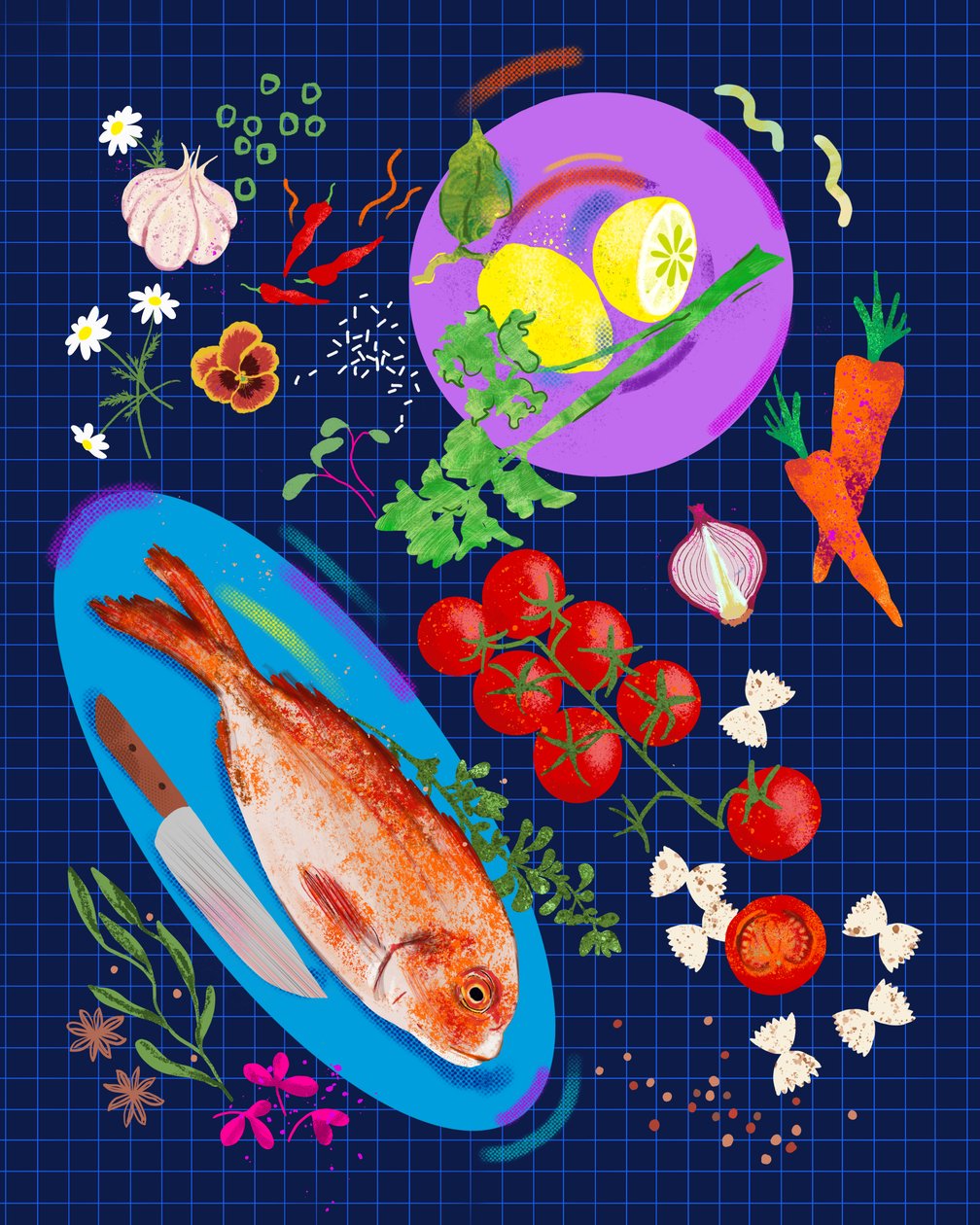 Palette of Flavor, 2025 by Leona Tsiara