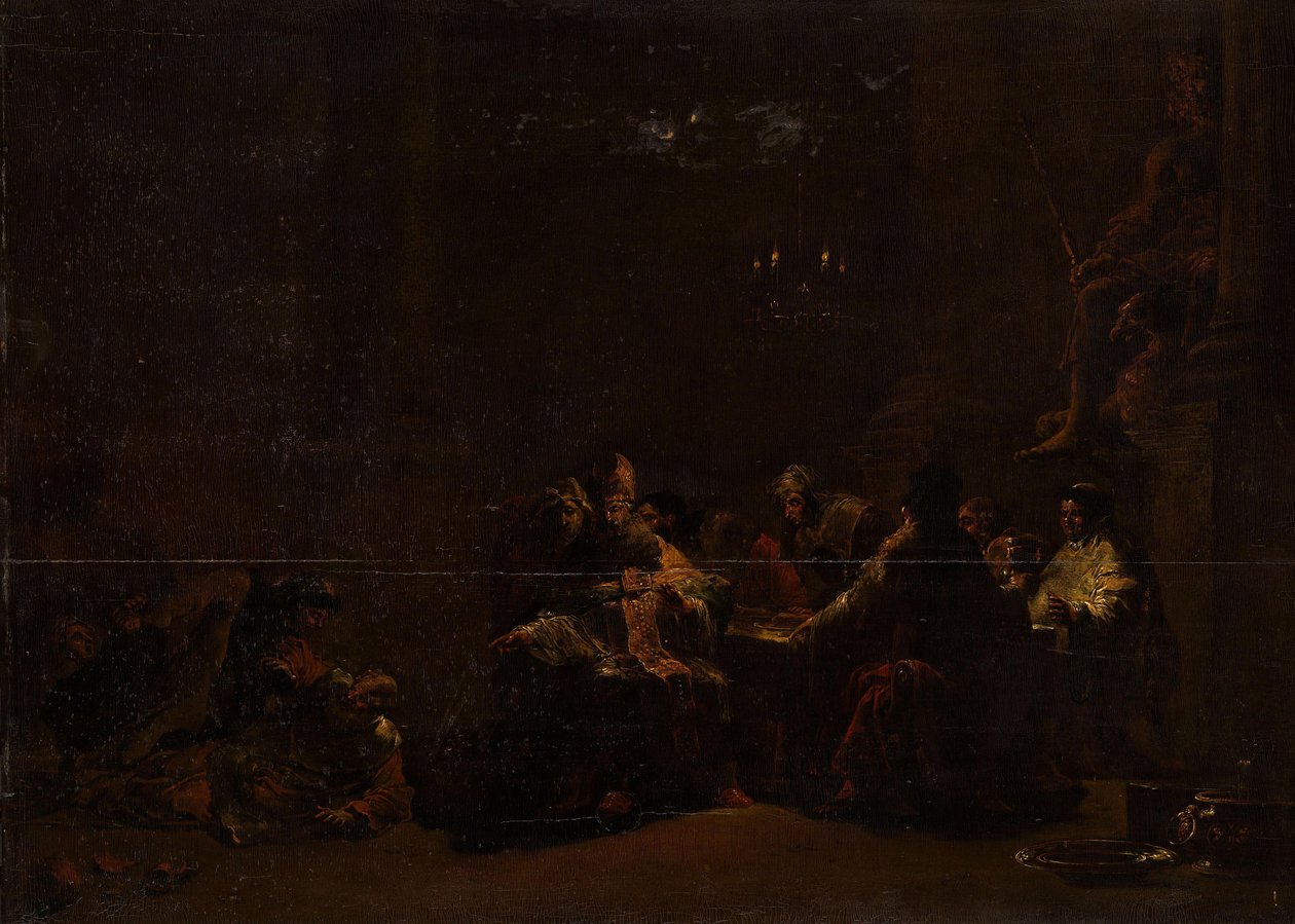 Pashur Smiting Jeremiah in the Temple by Leonaert Bramer