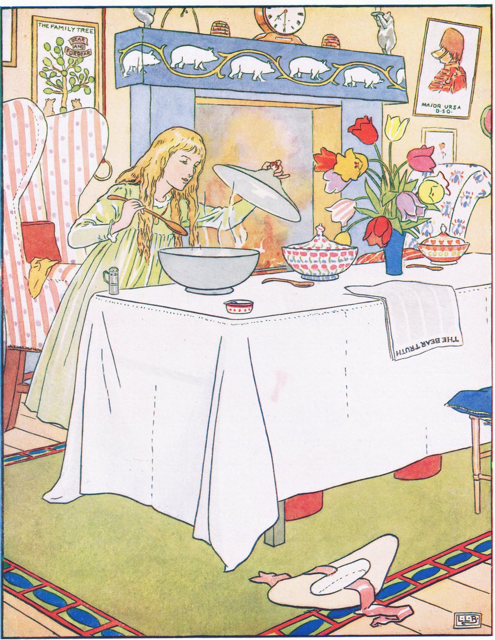 So She Tasted the Porridge by Leonard Leslie Brooke