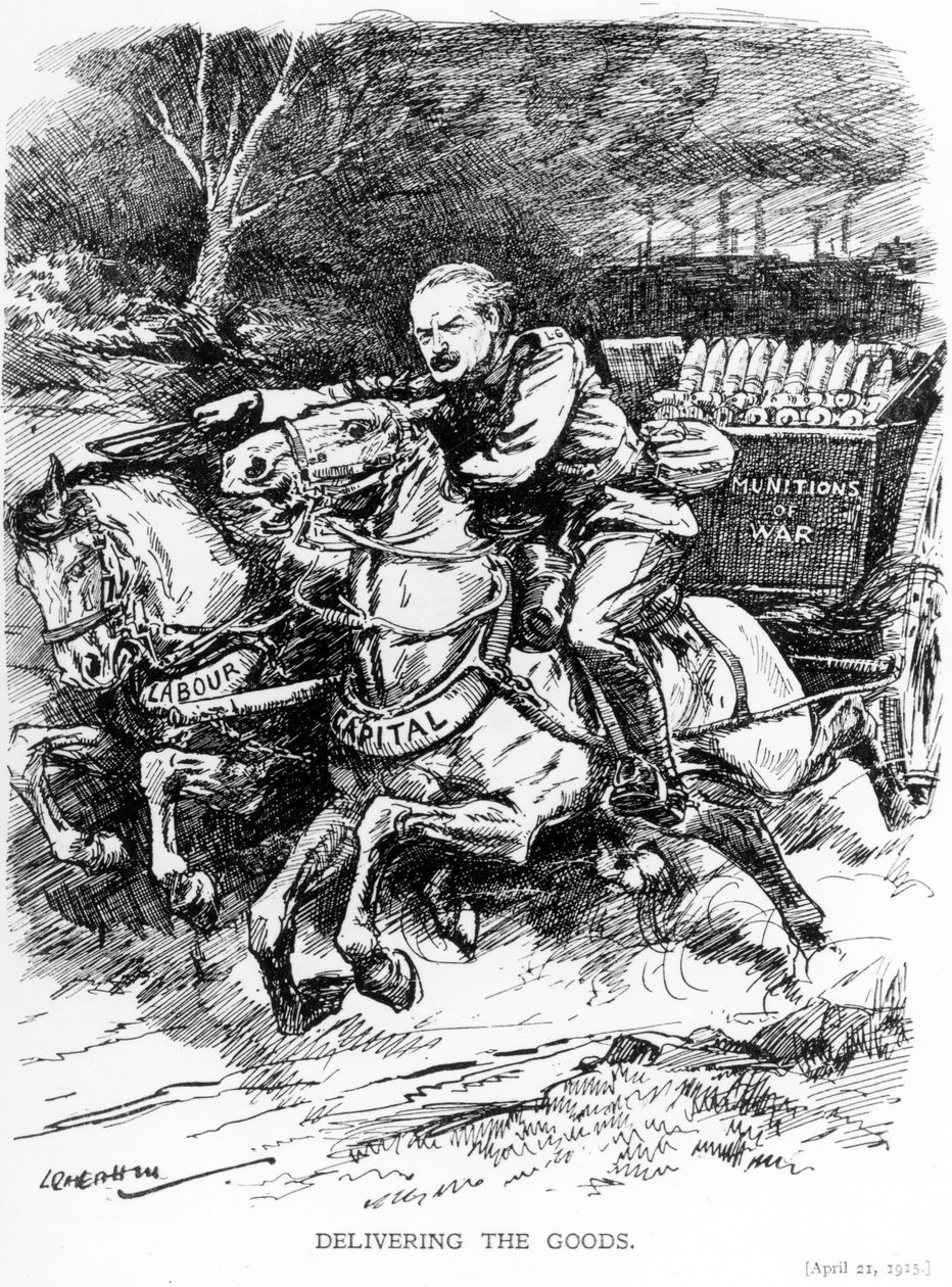 Delivering the Goods, 1915 by Leonard Raven Hill