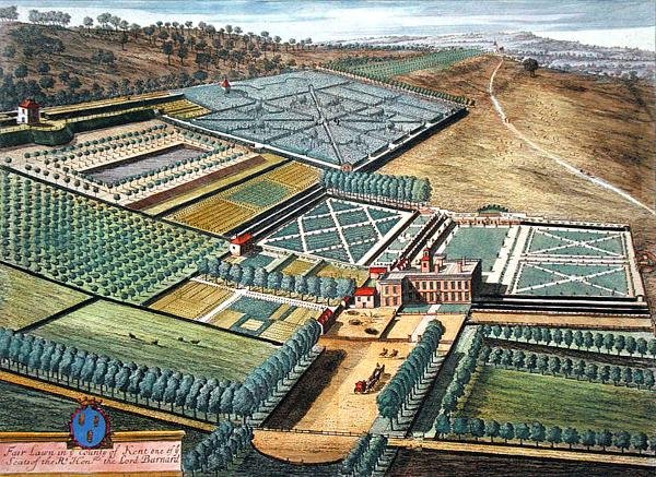 Fair Lawn in the county of Kent (engraved by Johannes Kip) by Leonard (after) Knyff