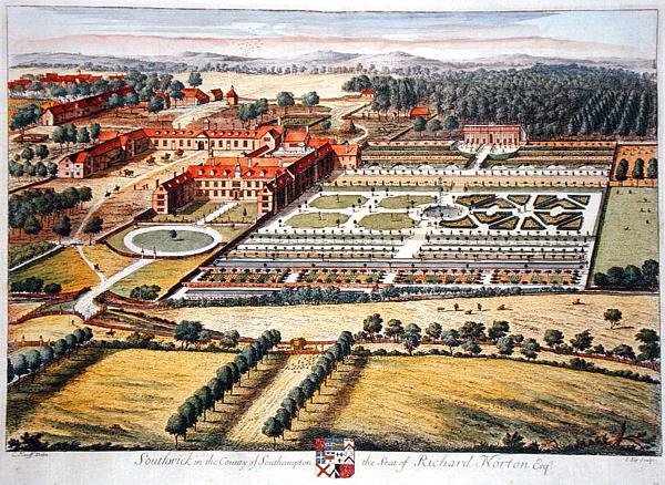 Southwick in the county of Southampton engraved by Johannes Kip by Leonard (after) Knyff