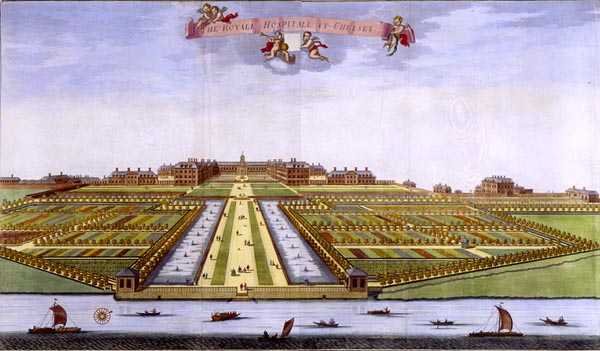 The Royal Hospital at Chelsey, from 