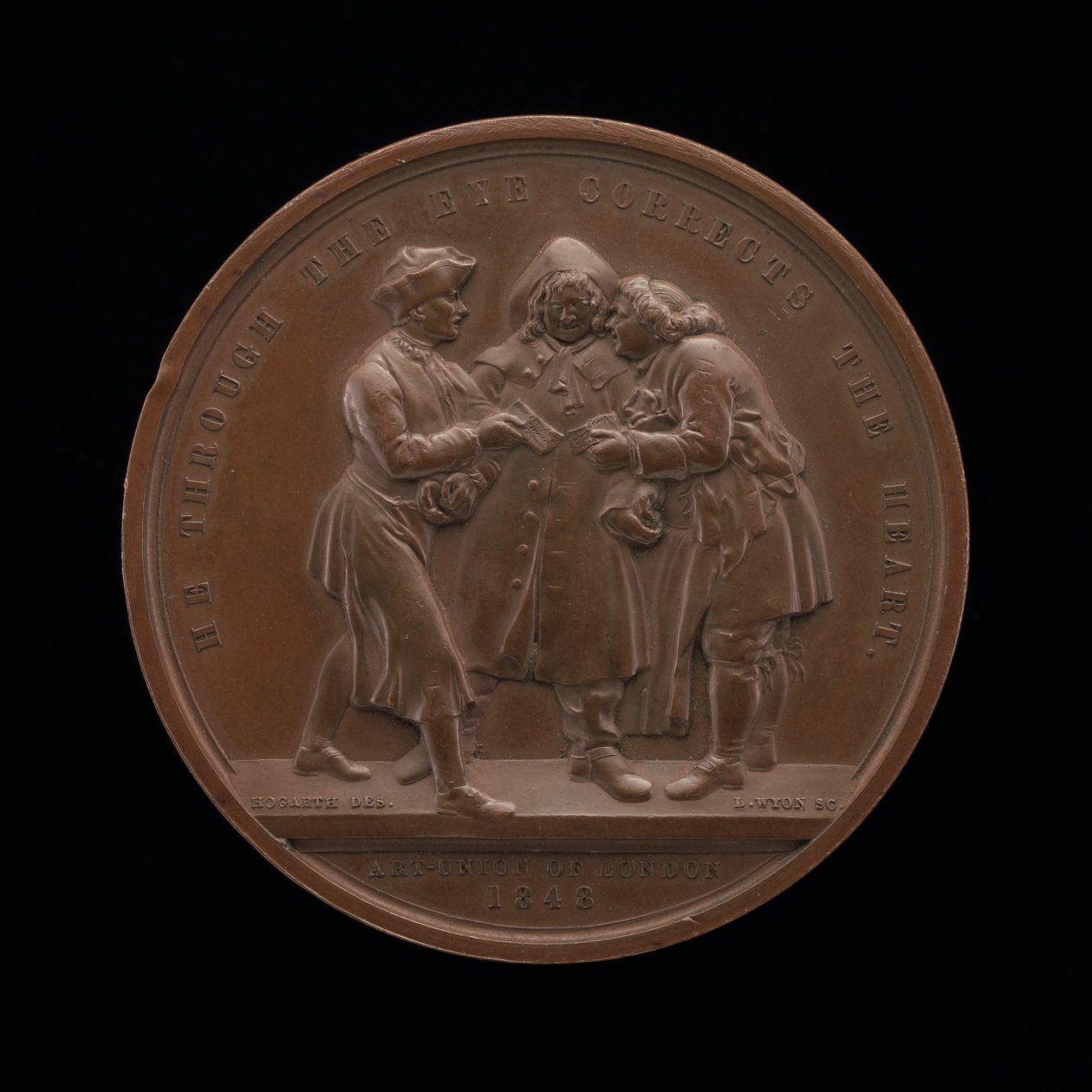 Canvassing for Votes (central scene) by Leonard Charles Wyon