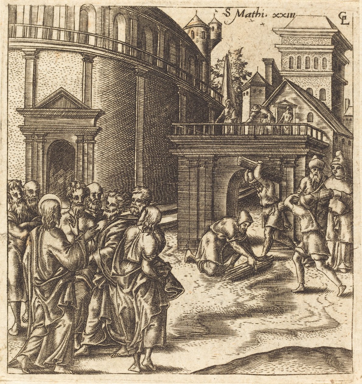 Christ Denounces the Scribes and Pharisees by Leonard Gaultier