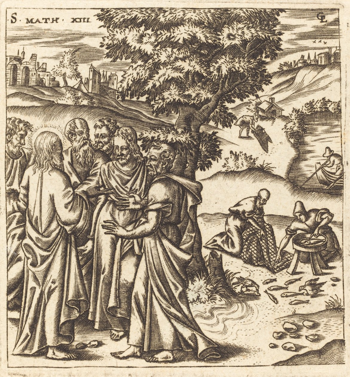 Christ Telling His Disciples of the Parable of the Dragnet