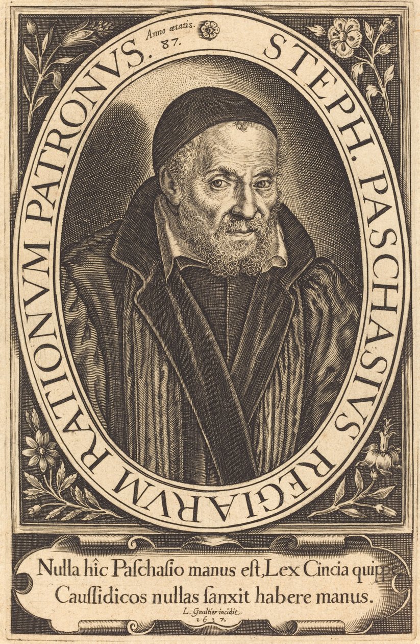 Étienne Pasquier by Leonard Gaultier